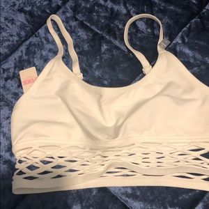 White bralette